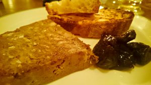 Pork and Venison Terrine with Pickled Pruned & Toast