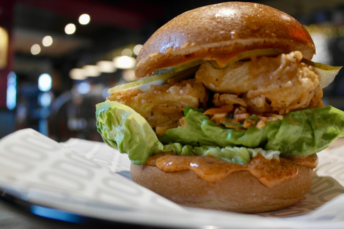 The Rusty Bicycle Oxford, Tofu Vegan Burger | Image Credit Bitten Oxford