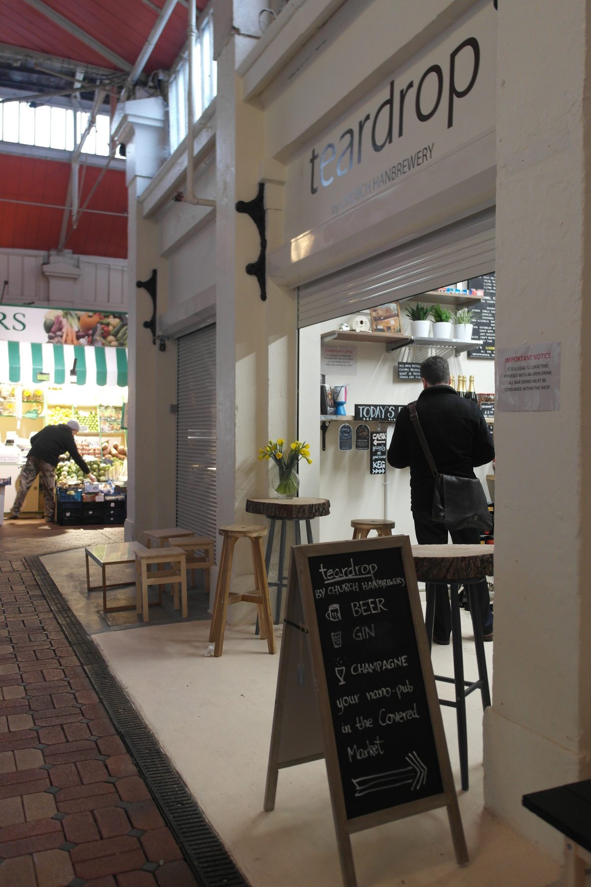 Teardrop Bar, Oxford Covered Market | Image Bitten Oxford