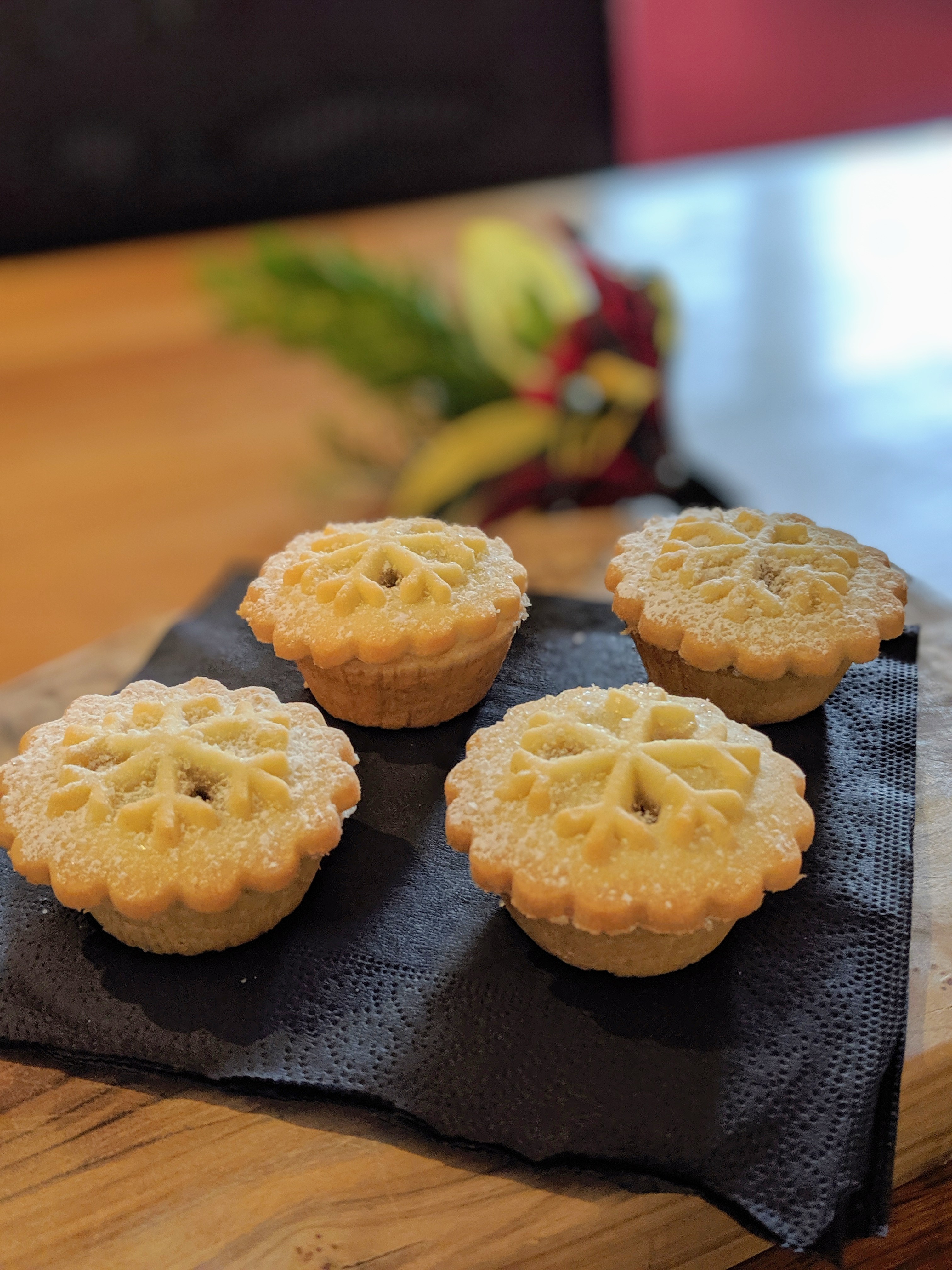 Mini mince pies at The Baskerville Henley | Image Credit Bitten Oxford