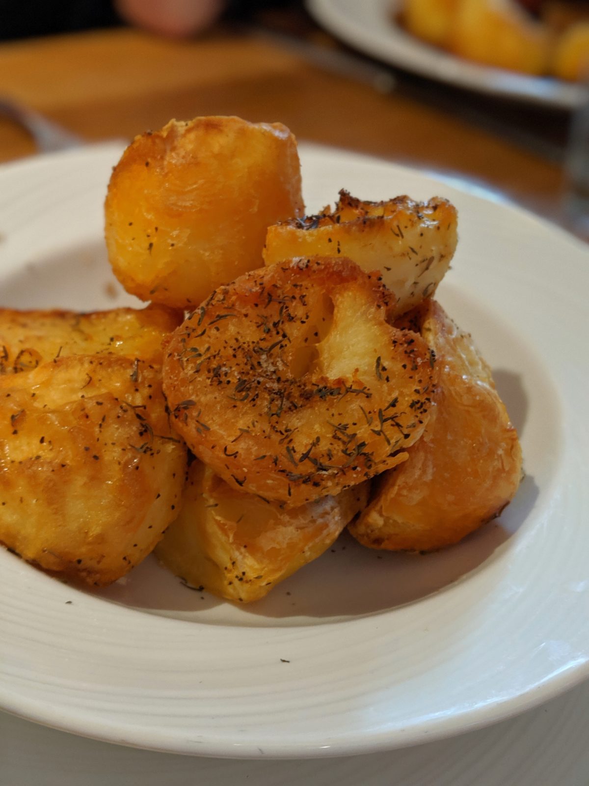 Roast potatoes at The Baskerville Henley | Image Credit Bitten Oxford