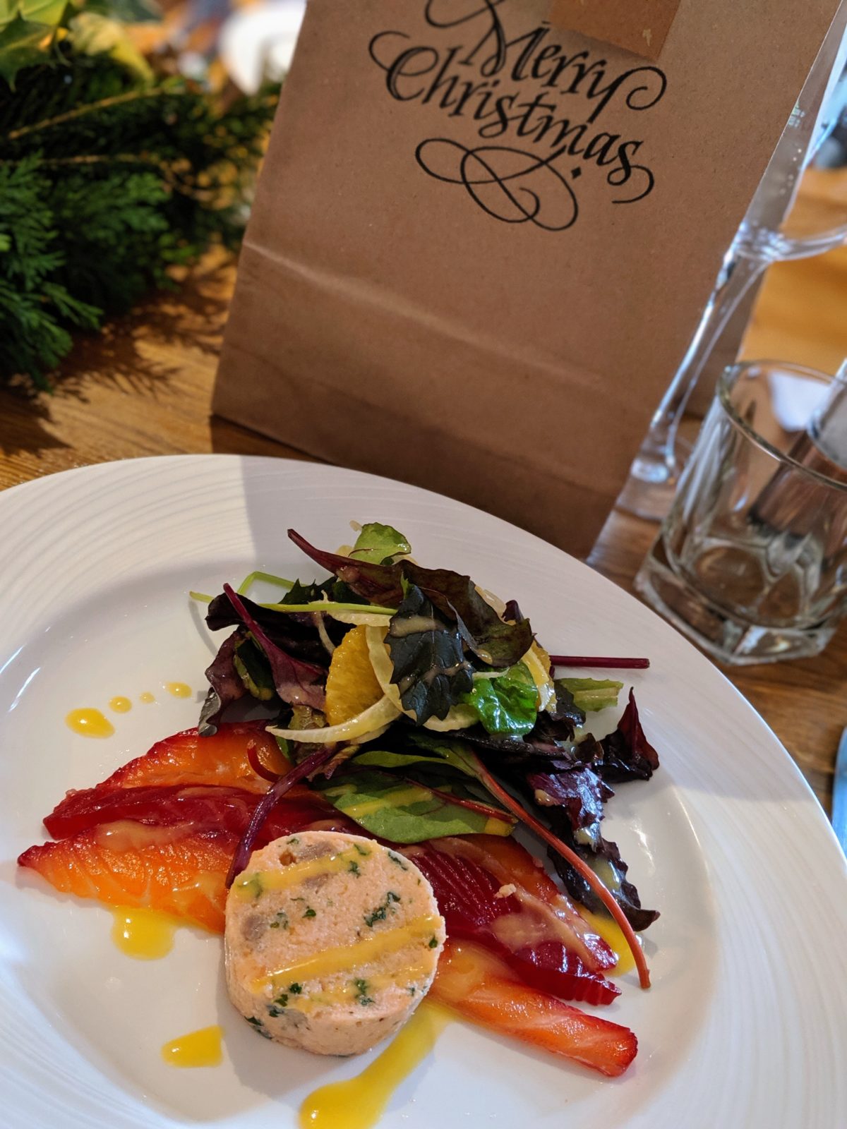 Christmas gravlax at The Baskerville Henley | Image Credit Bitten Oxford