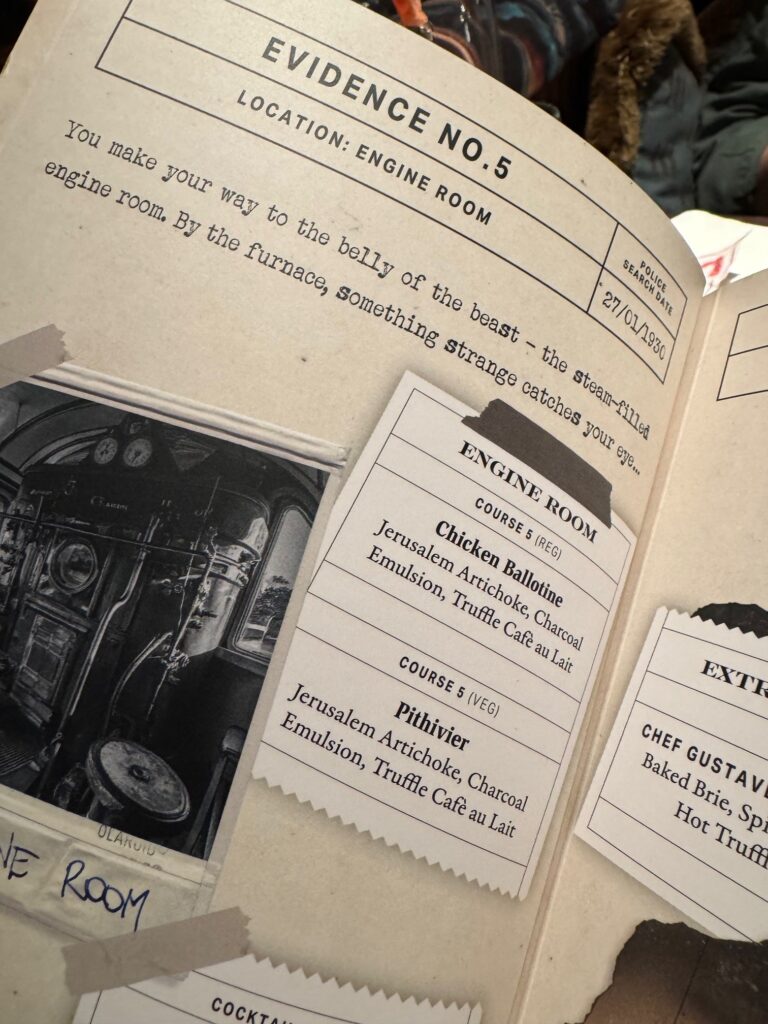 menu view of the chicken dish