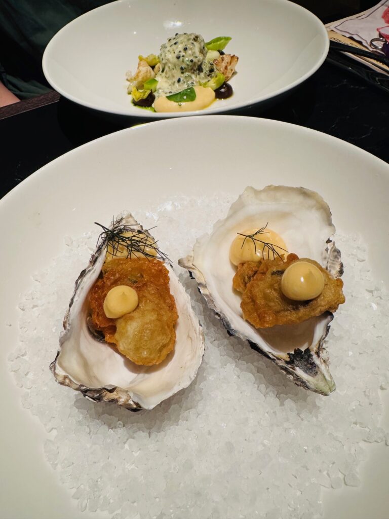 deep fired oysters